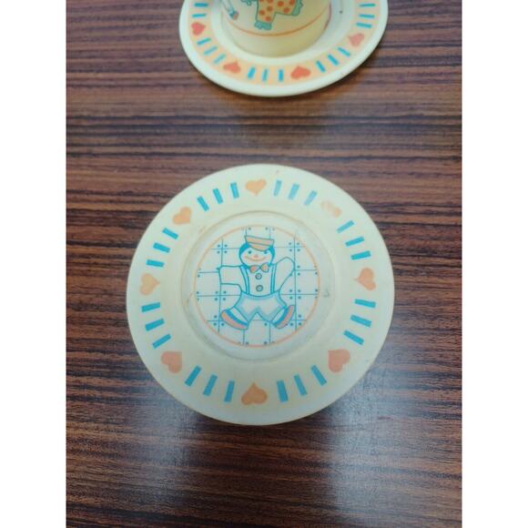 1980's Chilton Globe Kids Toys Cups Saucers Boy And Girl Design - Picture 6 of 10
